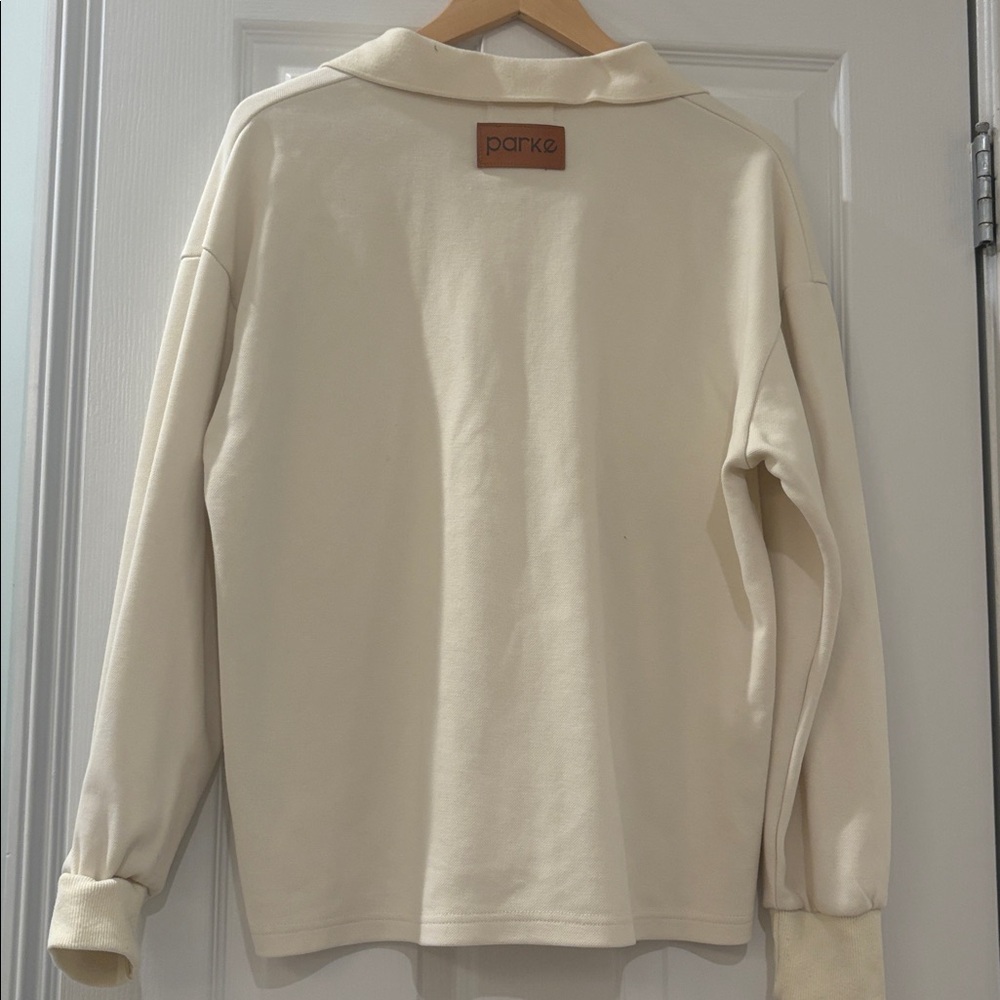 PARKE LONG SLEEVE POLO- small - Picture 2 of 3